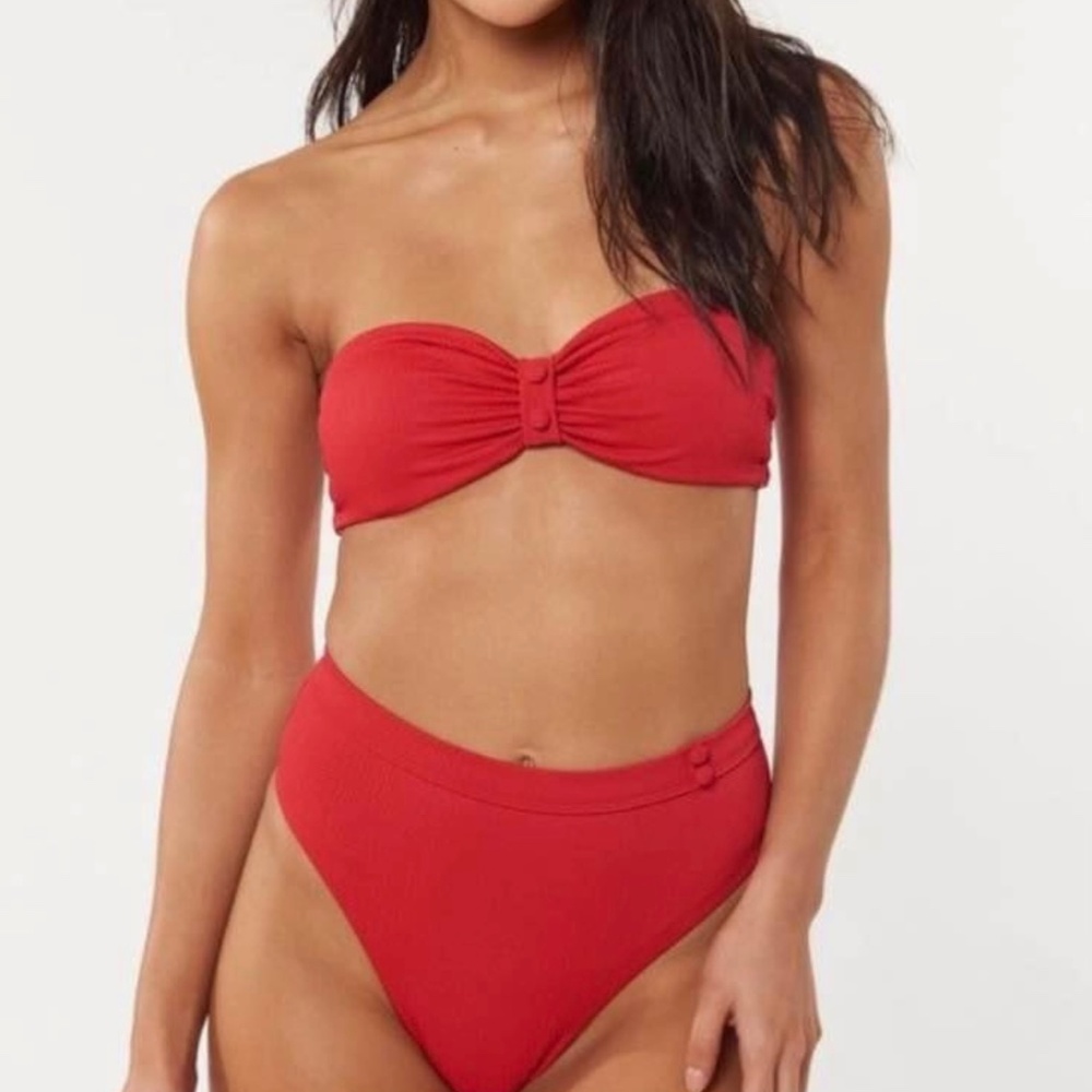 NWT Red Carter Bikini size small top & medium bottom